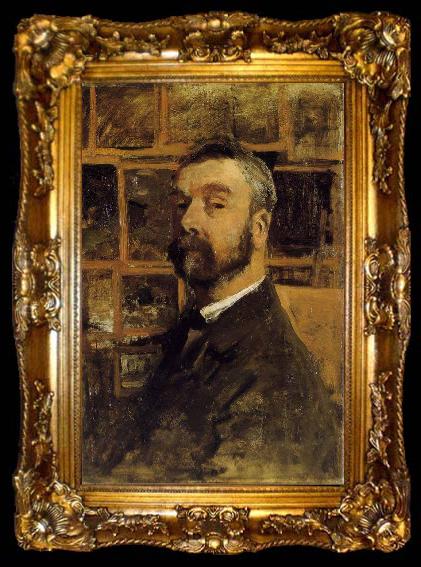 framed  Anton mauve Self portrait, ta009-2